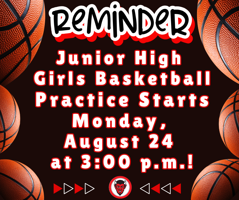 JH Girls Basketball Practice Starts on August 24, 2026