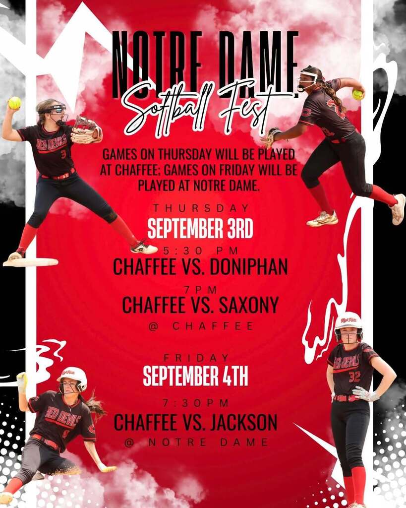 Notre Dame SoftballFest Chaffee Games Only