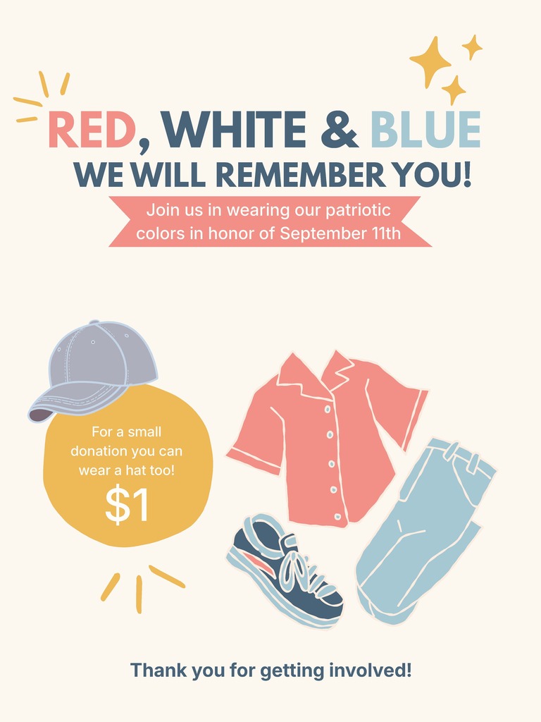 CES Red, White, and Blue Dress Up Day