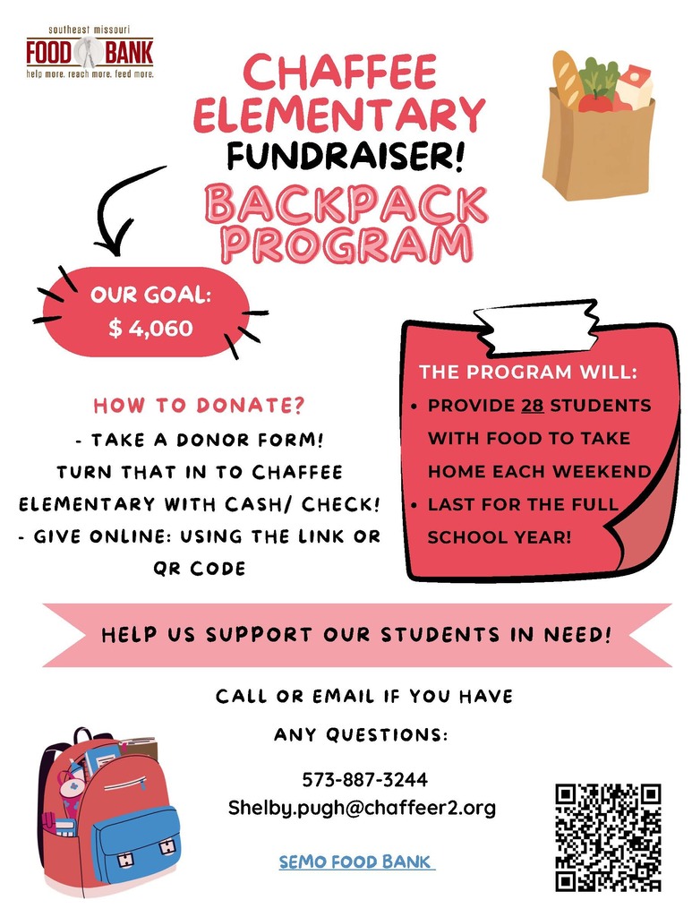 CES BackPack Program Fundraiser