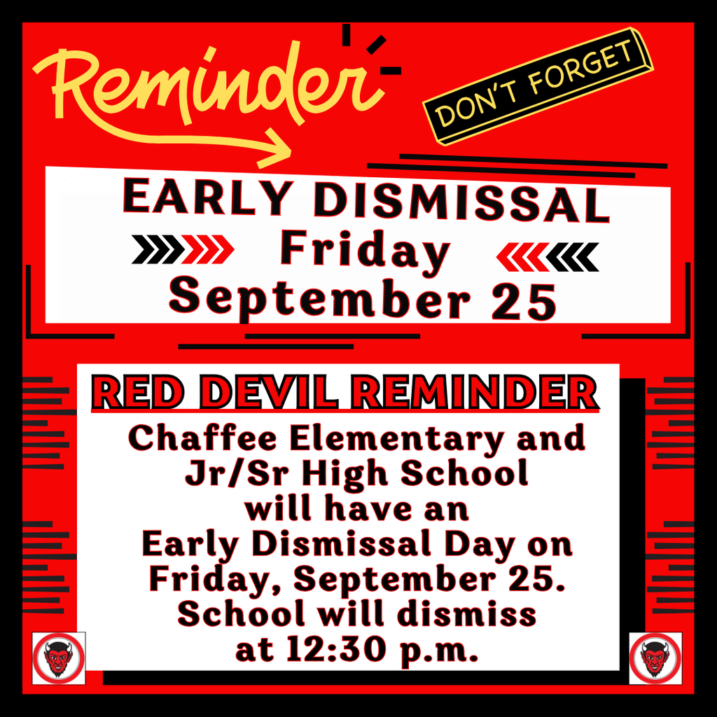 Early Dismissal Day on Friday, September 25