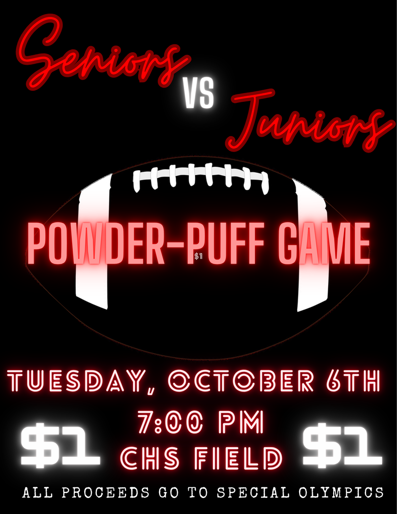 CHS Powder Puff Game October  6, 2026