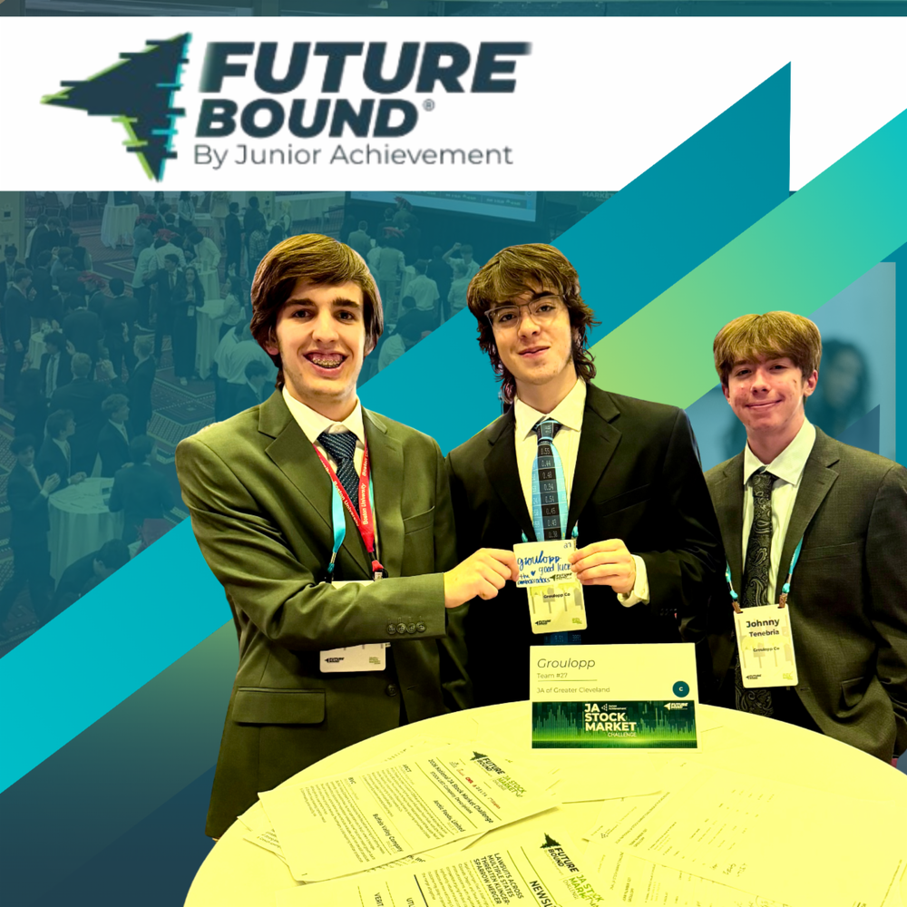 Chagrin Falls High School Team Finishes Top 10 at Junior Achievement National Stock Market Challenge