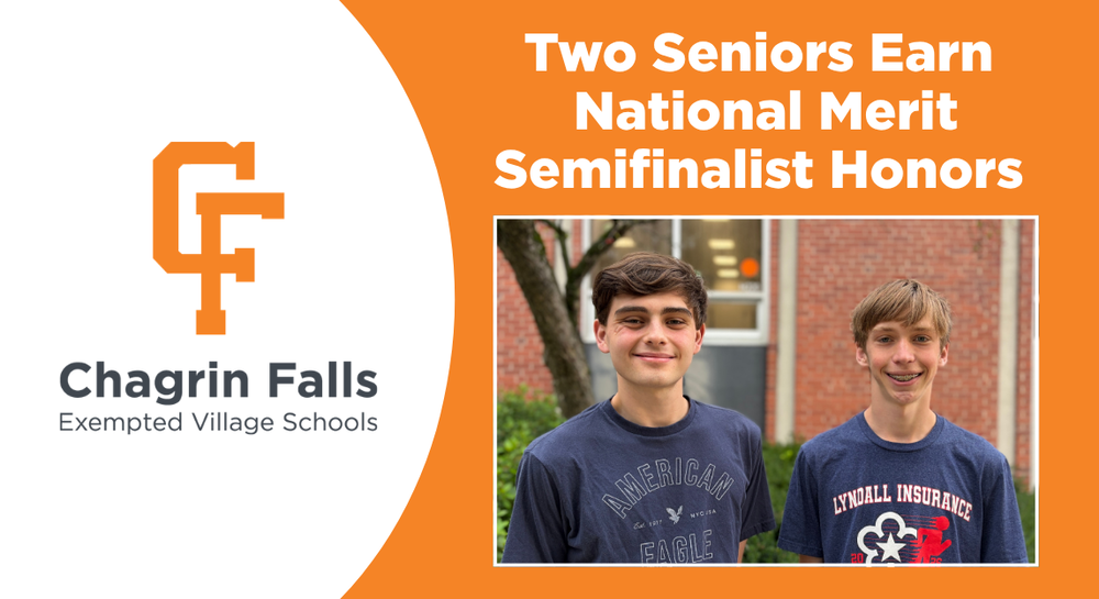Two Seniors earn National merit semifinalist honors