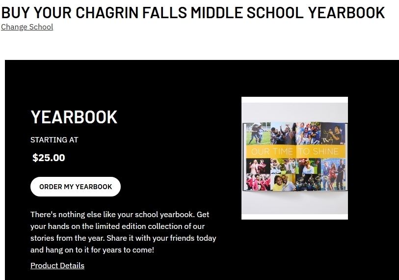 Yearbook Ordering