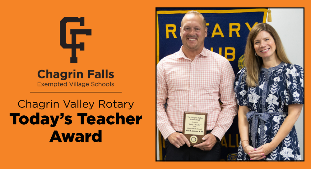 Chagrin Valley Rotary Today's Teacher Award Recipients