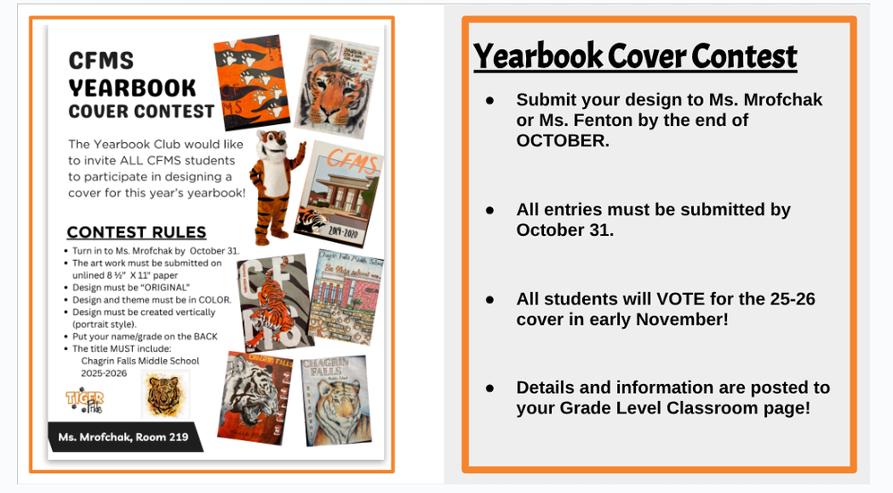 Yearbook Cover Contest 