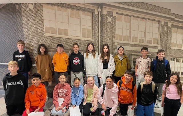 Tigers of the Month were chosen due to displaying this month's CF Tiger attribute : ATTITUDE OF GRATITUDE! Our March Tigers of the Month are: Back Row : Tate Canter, Naomi Bright, Michael Mooney, Conor Thrush, Aeila Gemmill, Emily Shein, Rome Clark, Cooper Sawby and Brendan DeJohn Front Row : Nate Klusmann, Luis Vazquez, Avery Bricker, Ella Hively, McKenna O'Neil, Wren Lytle, Sammy Brown, Kent Boss and Kallie Stancyz-Horvath