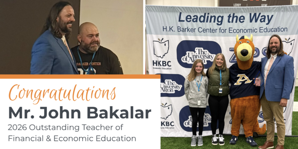 Chagrin Falls High School Teacher Honored for Excellence in Financial and Economic Education
