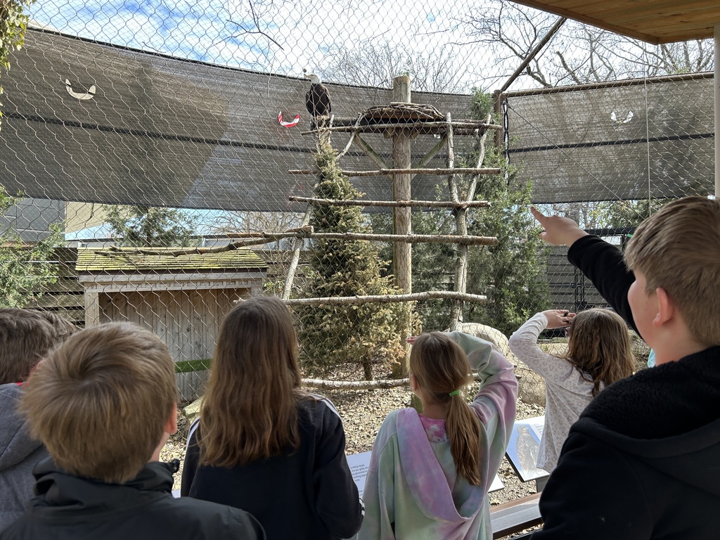 4th grade students at the Natural History Museum.