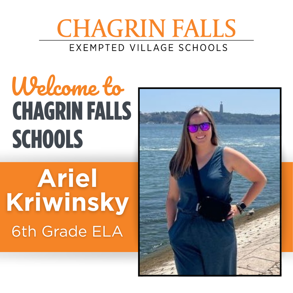 Welcome to chagrin Ms.  Kriwinsky