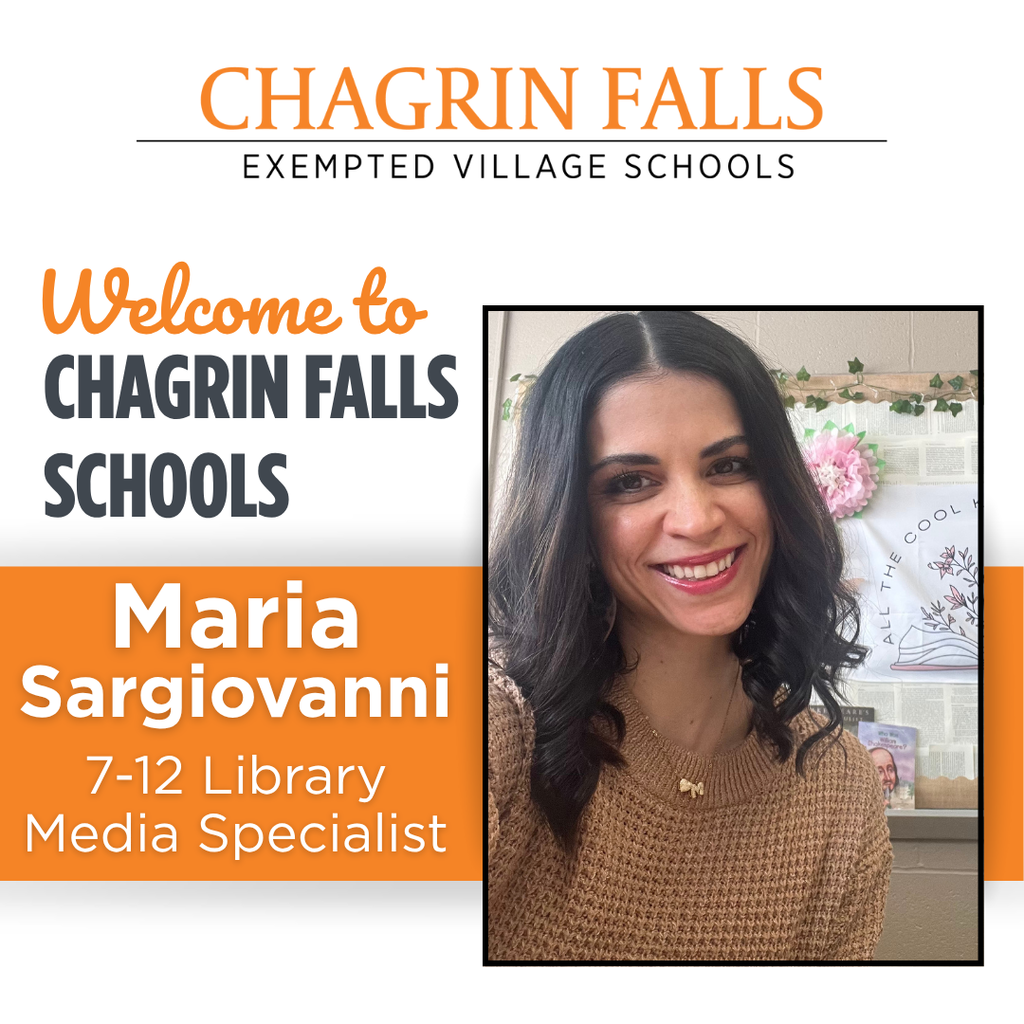 Welcome to Chagrin Ms. Sargiovanni