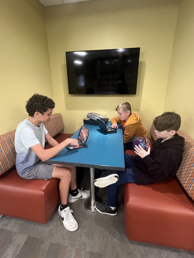 Middle School first day of school study hall.