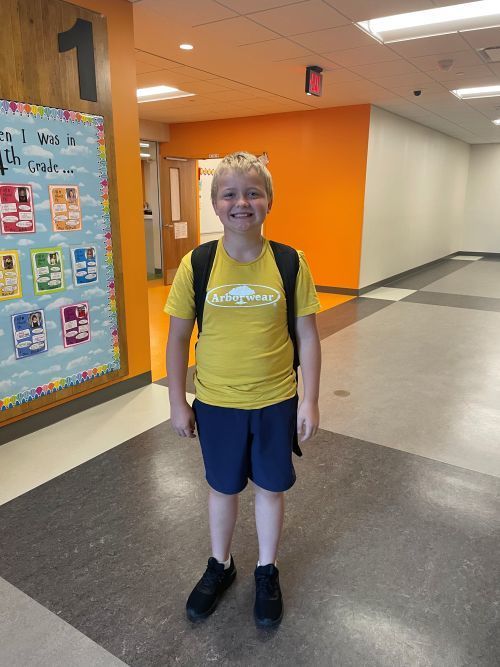 CFIS Students and Staff wore gold to raise awareness for childhood cancer.