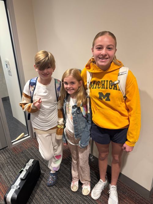 CFIS Students and Staff wore gold to raise awareness for childhood cancer.