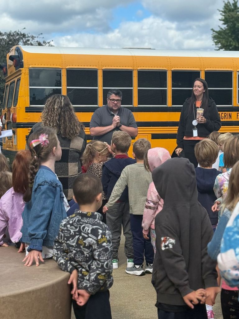 Bus safety lessons at Gurney with bus drivers