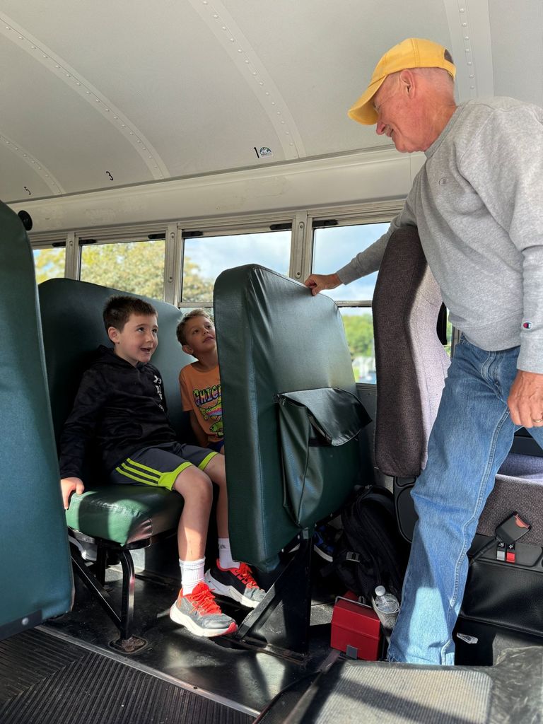 Bus safety lessons at Gurney with bus drivers