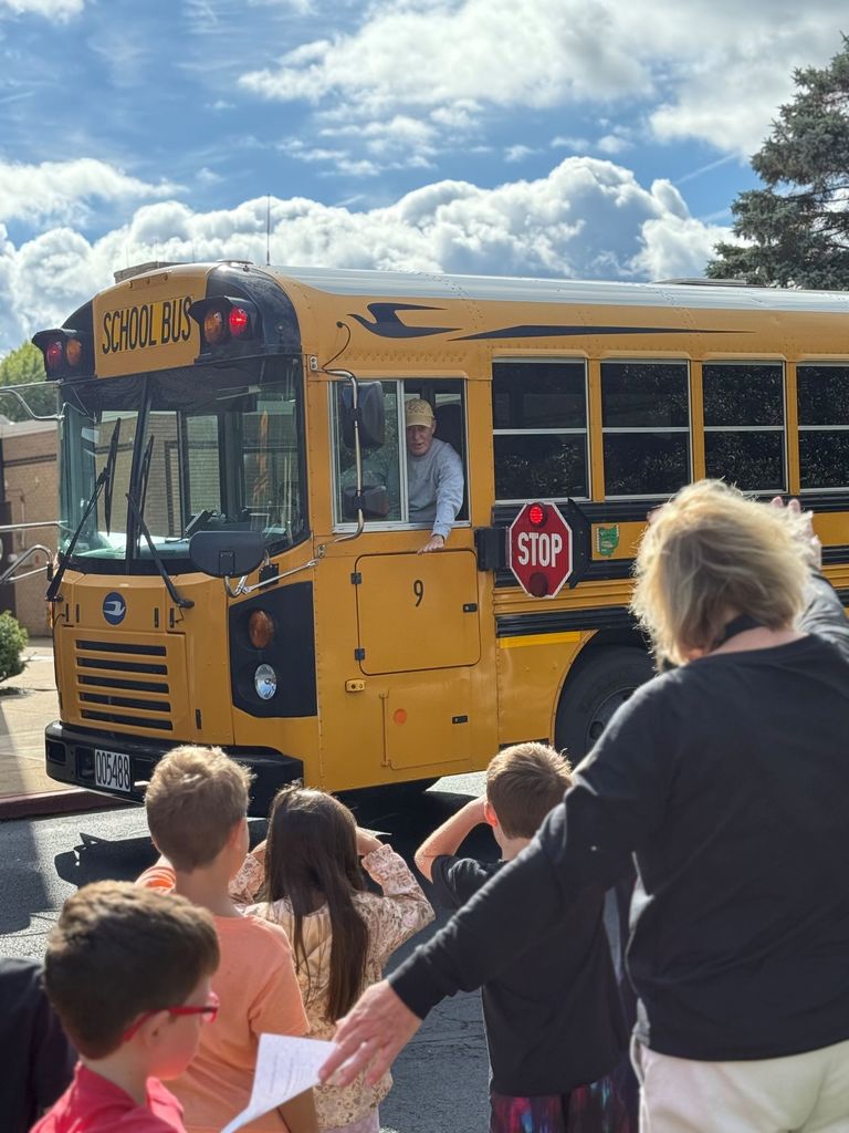 Bus safety lessons at Gurney with bus drivers
