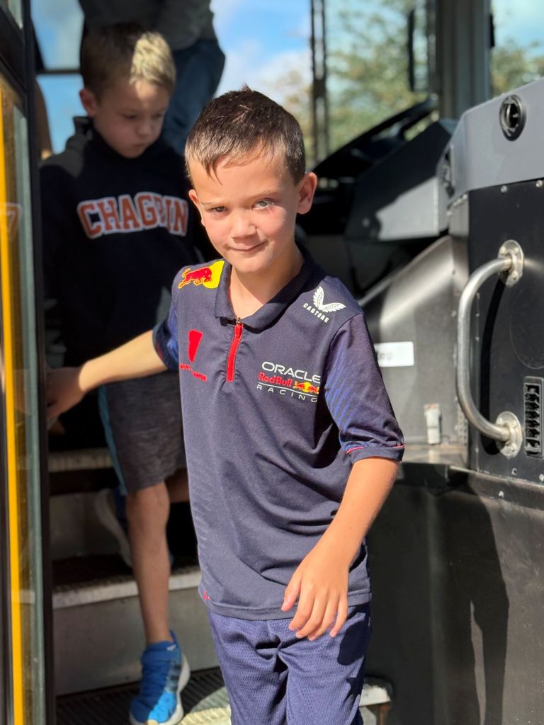 Bus safety lessons at Gurney with bus drivers