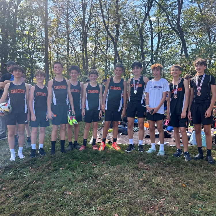 middle school boys cross country team