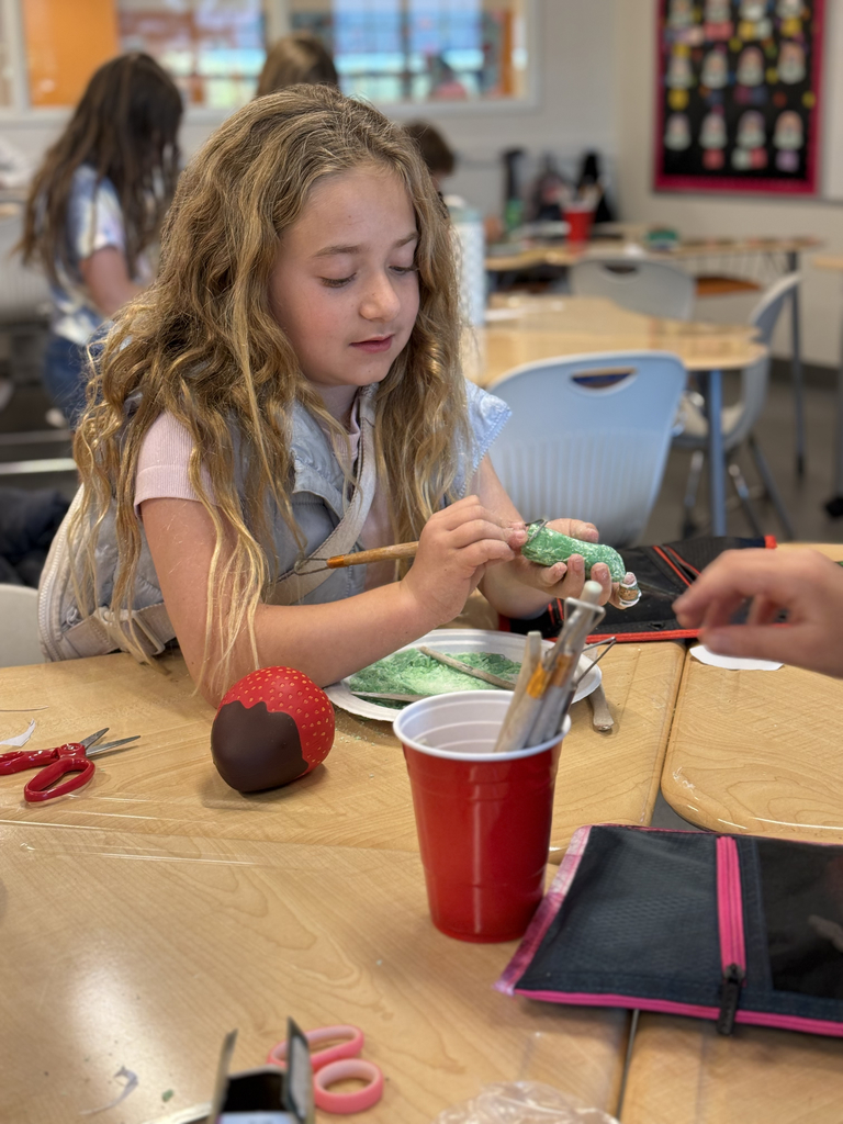 4th grade students carve soap as part of their ELA class to share an experience with the main character.