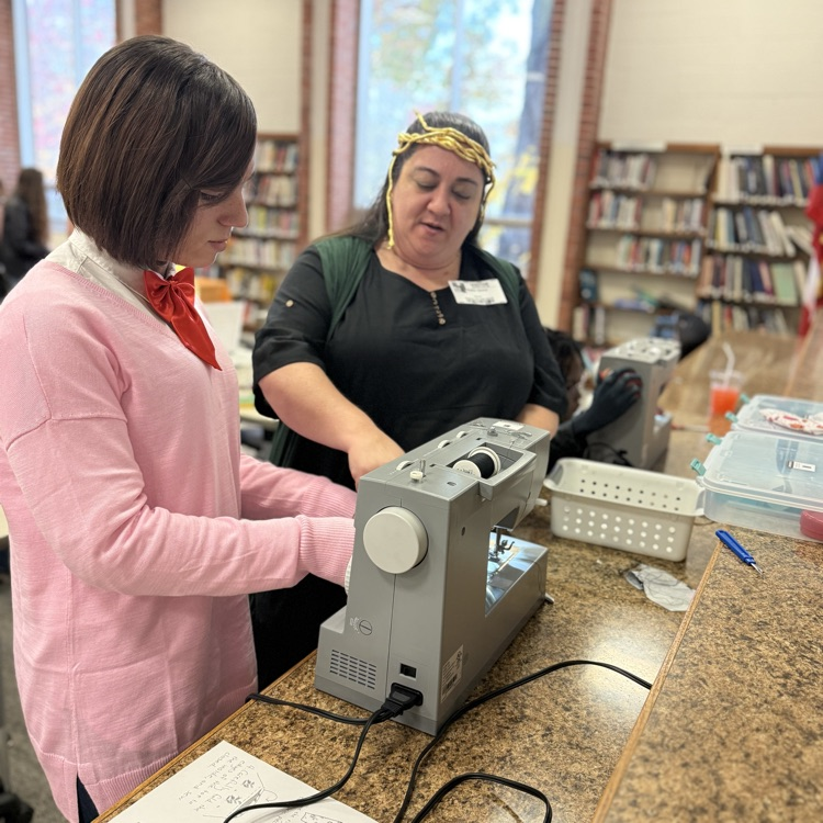 spooky fest activities in the HS library