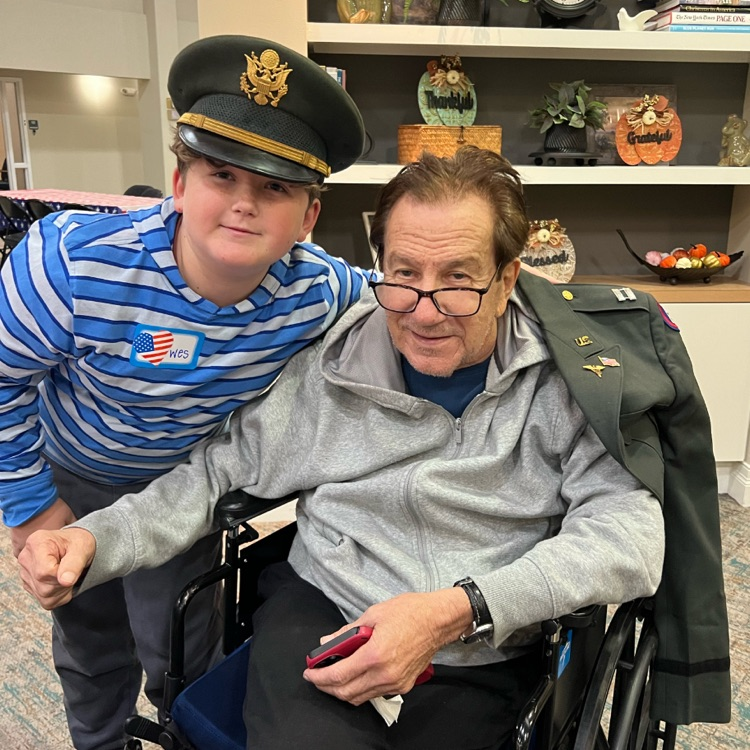 Veterans Day at hamlet village