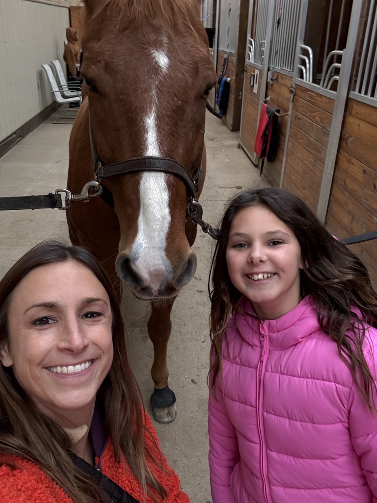 club connect jr visiting Step in with Horses