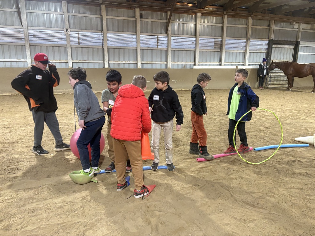 club connect jr visiting Step in with Horses
