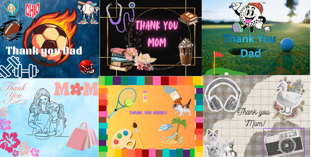 Innovation students writing thank you cards to those who help them.