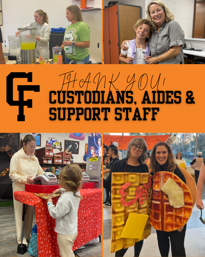Thank you to our aides, custodians and support staff for all your amazing work. 