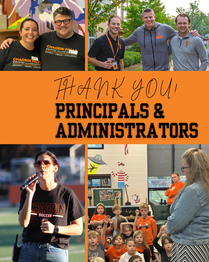 Thank you to our prinicpals and administrators