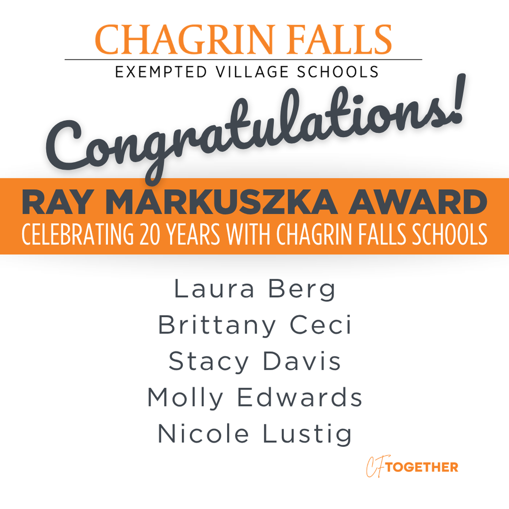 Ray Markuszka Award Honorees