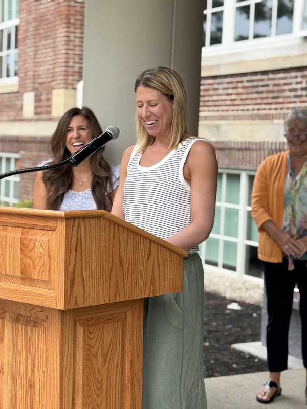 Chagrin Falls Schools Dedicates Bench in Memory of Katy Brent