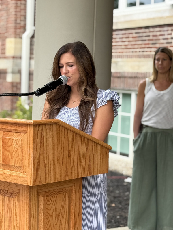 Chagrin Falls Schools Dedicates Bench in Memory of Katy Brent