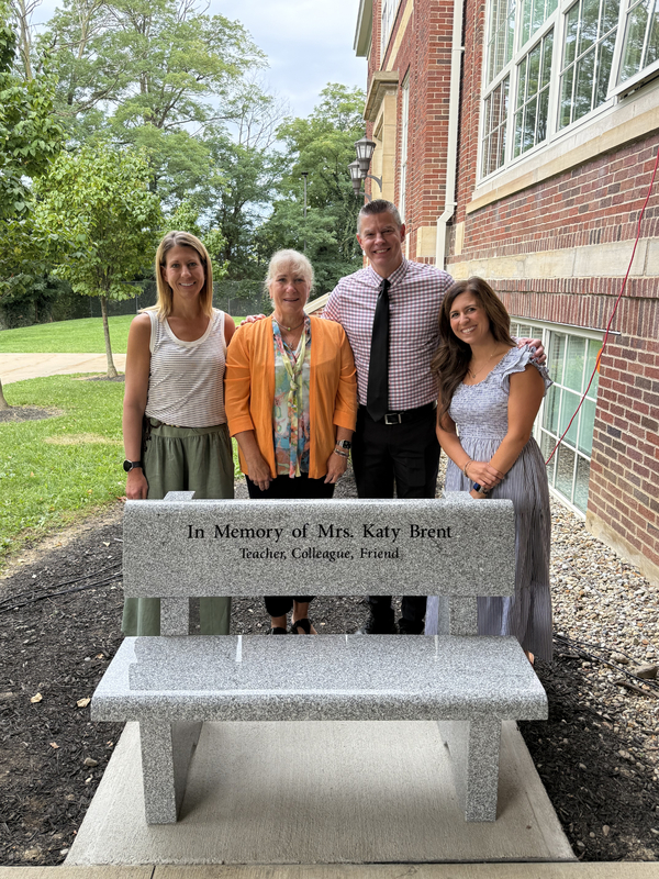 Chagrin Falls Schools Dedicates Bench in Memory of Katy Brent