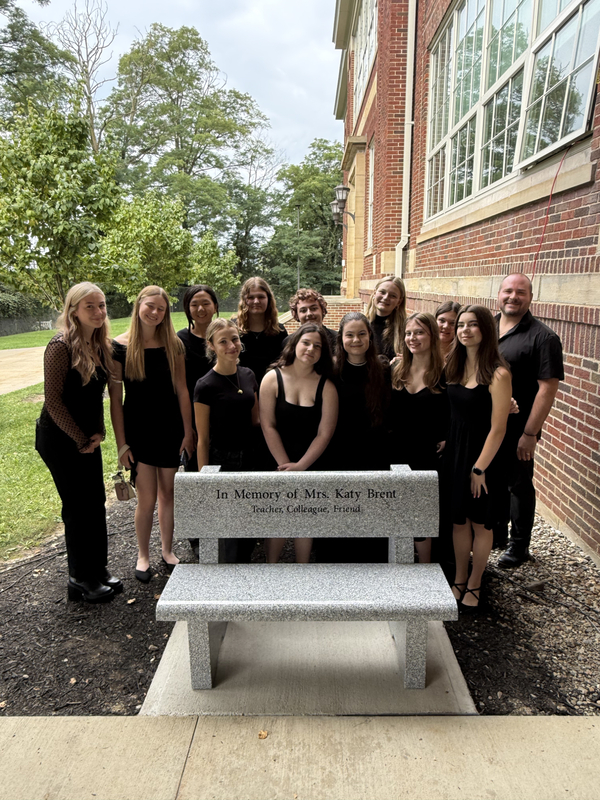 Chagrin Falls Schools Dedicates Bench in Memory of Katy Brent