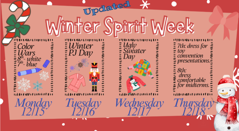 Winter Spirit Week