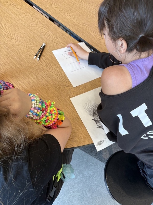 Students engaging in learning about AI with ELA, Tech Coach and School counselor. 