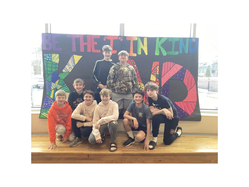 Kindness in action! CFIS Students visit Gurney to talk about kindness and inclusion. 