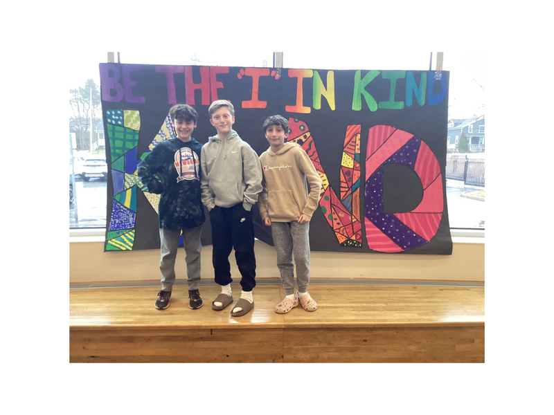 Kindness in action! CFIS Students visit Gurney to talk about kindness and inclusion. 