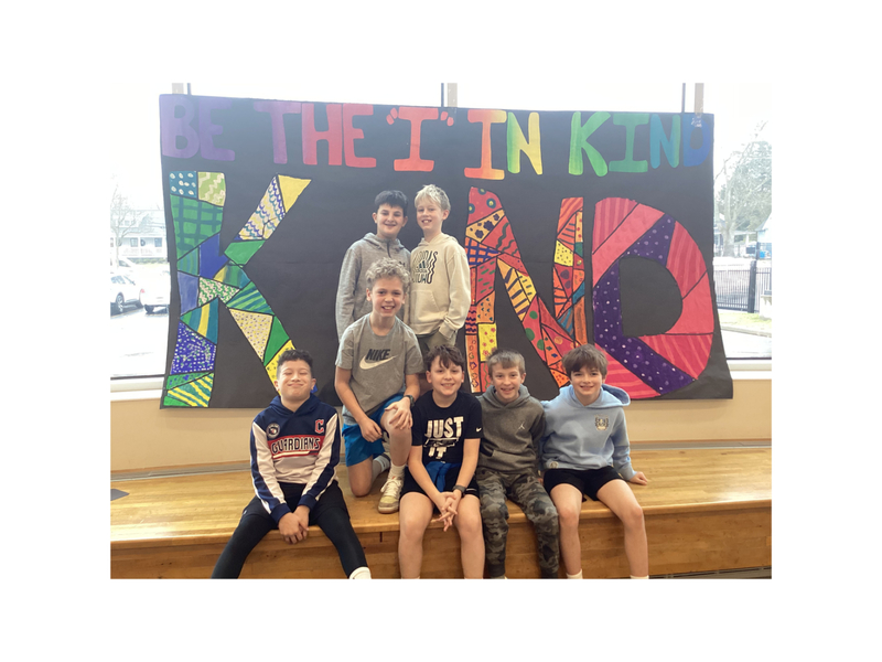 Kindness in action! CFIS Students visit Gurney to talk about kindness and inclusion. 