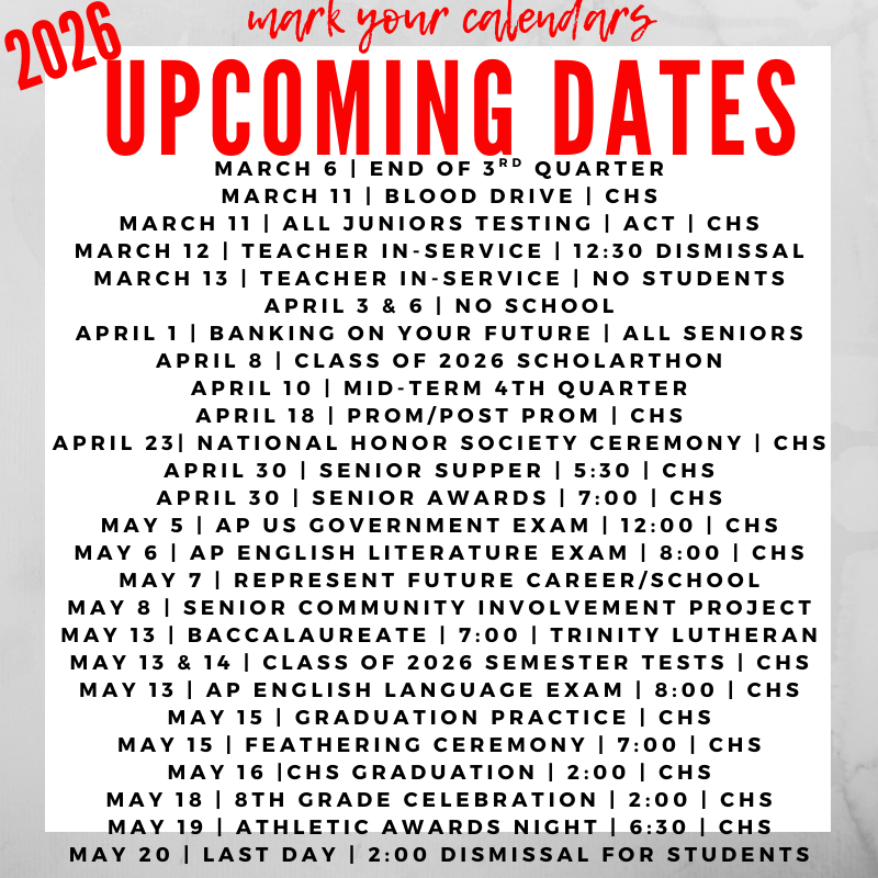 Upcoming Events 1-30-26