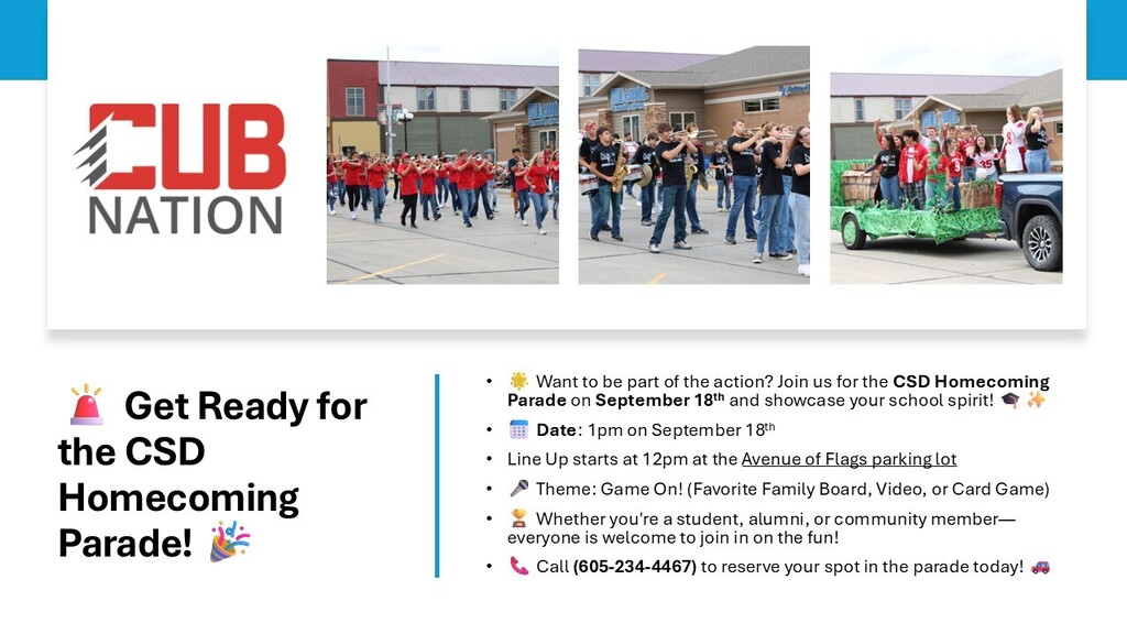 Homecoming Info