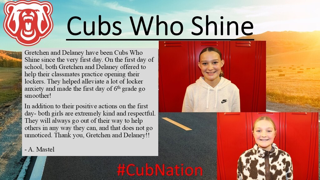 Cubs Who Shine