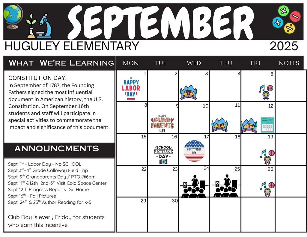 September School Calendar