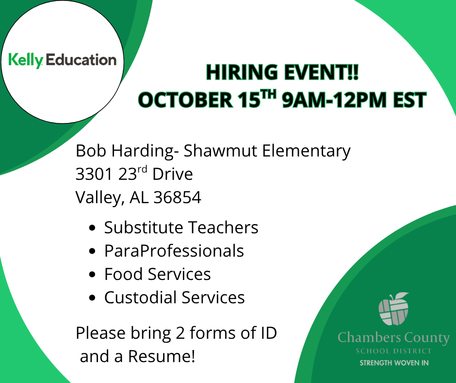 Kelley Education Hiring Event
