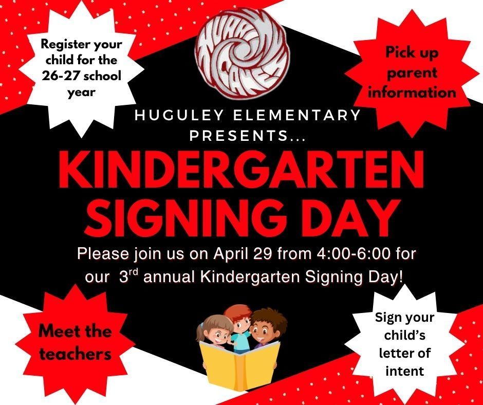 Kindergarten Signing Day