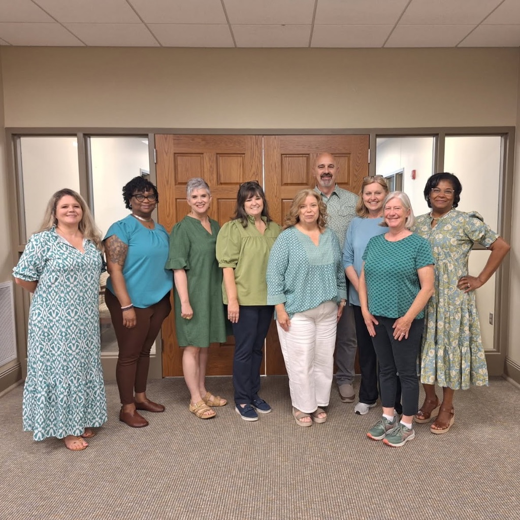 Central office wears green