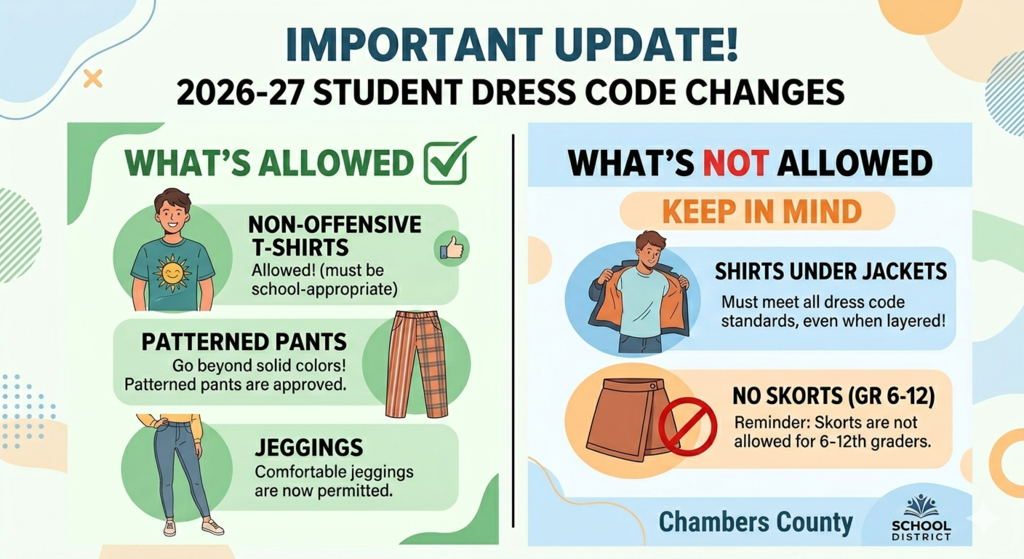 CCSD Dress Code Changes